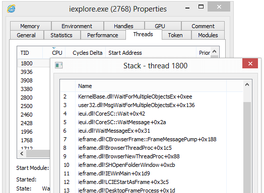 Process Monitoring Feature